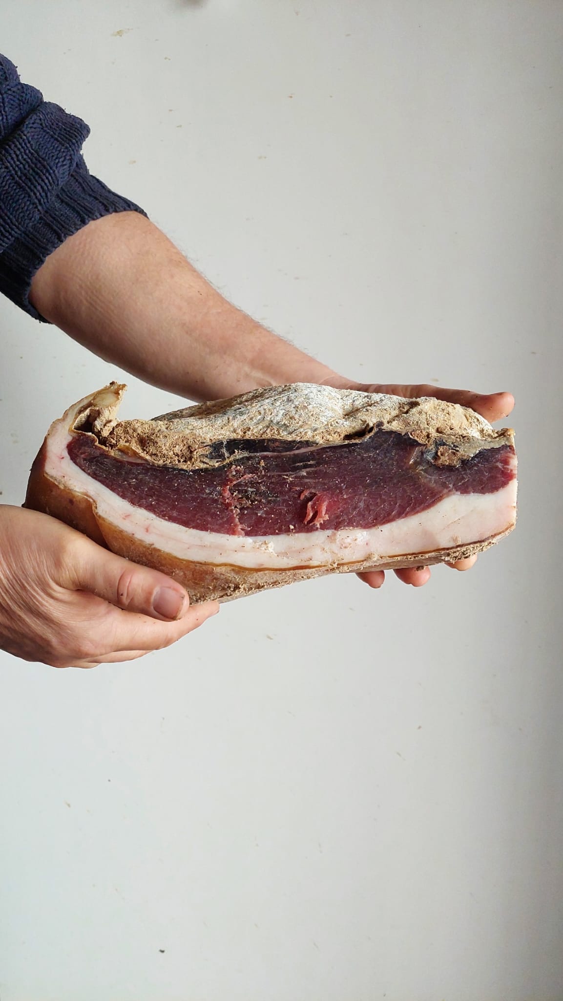 Vendita online salumi maremma: prosciutto stagionato di suino brado artigianale
