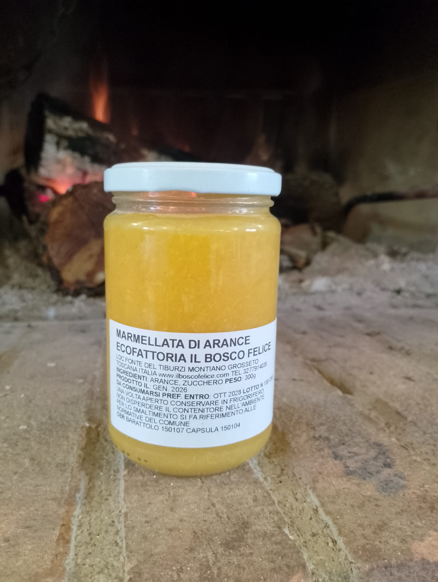 Prodotti tipici dalla Maremma online: marmellata biologica artigianale di arance