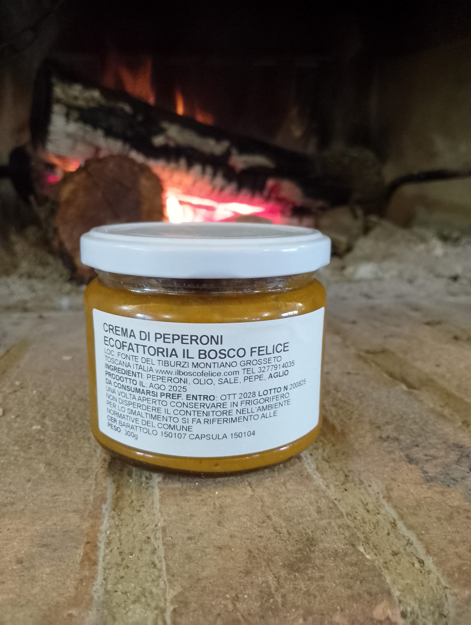 Prodotti tipici dalla Maremma online: crema biologica artigianale di peperoni